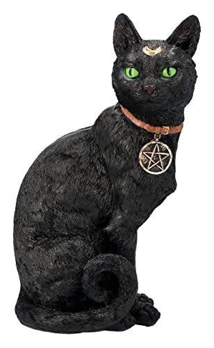 Pacific Giftware Mystische Katzen Figur mit magischen Symbolen - Wicca schwarz Gothic Hexe von Pacific Giftware