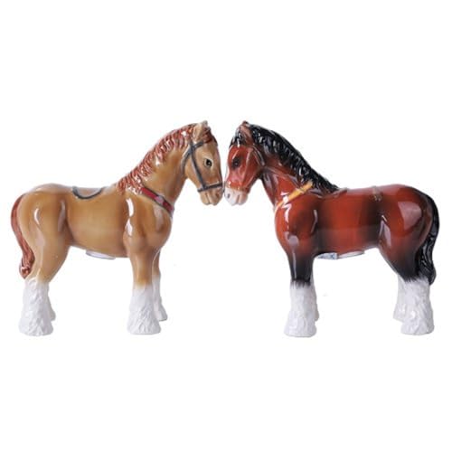 Pacific Giftware 4.75 inches Clydesdale Horses Magnetic Salt and Pepper Shaker Kitchen Set von Pacific Giftware