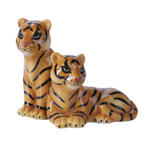 Pacific Giftware 4.75 inches Mr. and Mrs. Tiger Magnetic Salt and Pepper Shaker Kitchen Set von Pacific Giftware