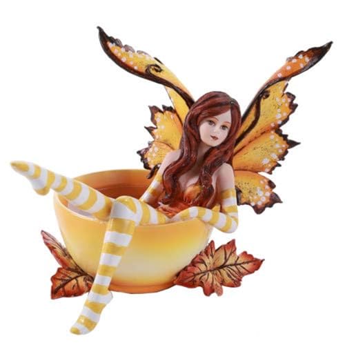 Pacific Giftware Amy Brown Autumn Comfort Cup Fairy Fantasy Art Figurine Collectible 4.75 inch von Pacific Giftware