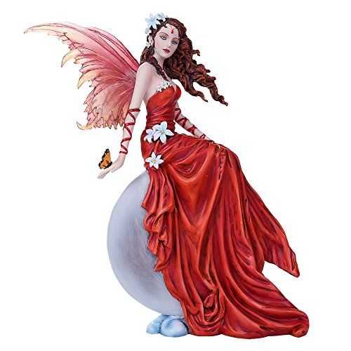 Pacific Giftware Celestial Crimson Lilly Fairy Collectible Figurine Nene Thomas Licensed Art Inspiration 12 Inch Tall von Pacific Giftware