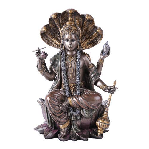 Pacific Giftware Eastern Hindu God Vishnu Decorative Statue Narayana The Preserver and Protector Figurine Panchayatana Puja Supreme Deity Enlightenment Pacific Giftware Eastern Hindu God Vishnu Decorative Statue Narayana The Preserver and Protector Figurine Panchayatana Puja Supreme Deity Enlightenment von Pacific Giftware