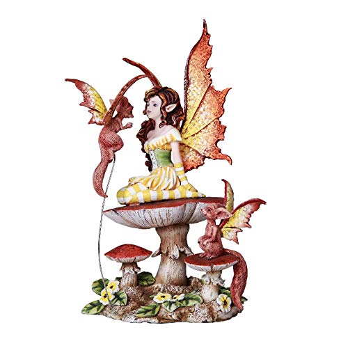 Pacific Giftware Fluttering Friends Fairy Collectible Decorative Statue by Artist Amy Brown 8H von Pacific Giftware
