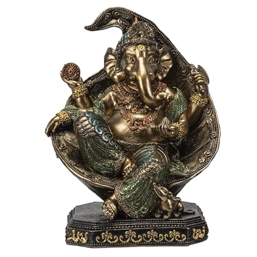 Pacific Giftware Ganesha Figur auf Thron | Buddha Statue Deko Gottheit von Pacific Giftware