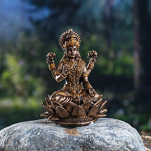 Pacific Giftware Hindu God Lakshmi Miniature Resin Figurine Statue von Pacific Giftware