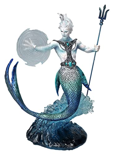 Pacific Giftware Magier Figur Element Wasser - Elemental Magic by Anne Stokes | Wassermann Sammelfigur Zauberer Hexer Meerjungfrau von Pacific Giftware