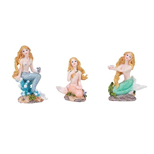 Pacific Giftware Miniatur Under The Sea Princess Meerjungfrauen-Set von Pacific Giftware