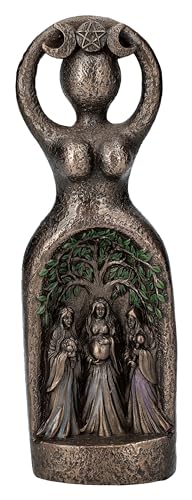 Pacific Giftware Mystische Dreifaltige Göttin Figur, 19 cm - Jungfrau, Mutter, Altes Weib, Bronziert, Kunststein, Wicca Deko Statue von Pacific Giftware