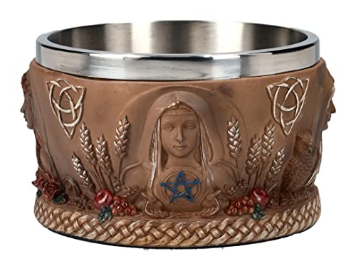 Pacific Giftware Schale Göttin Hekate mit Edelstahl-Einsatz 350 ml | Dreifaltigkeit Räucherschale Futterschale Pacific Giftware Schale Göttin Hekate mit Edelstahl-Einsatz 350 ml | Dreifaltigkeit Räucherschale Futterschale von Pacific Giftware