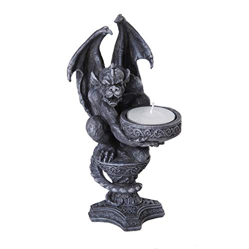 Pacific Giftware Silas The Gargoyle Candle Holder Tabletop Decor Statue 6 Inch Tall von Pacific Giftware