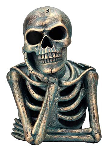 Pacific Giftware Skelett Büste Der Denker - Figur Gothic Statue Fantasy Deko Totenkopf von Pacific Giftware