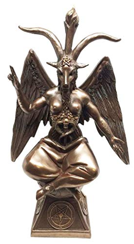 Pacific Giftware Skulptur Ziege Baphomet Satanismus, bronzefarben von Pacific Giftware