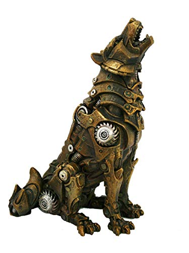 Pacific Giftware Steampunk Wolf Figur heulend - Alpha Tier Deko Zahnräder Sammelfigur Pacific Giftware Steampunk Wolf Figur heulend - Alpha Tier Deko Zahnräder Sammelfigur von Pacific Giftware