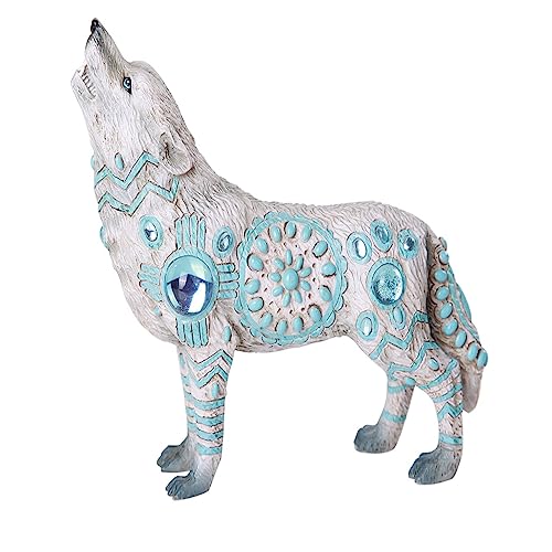 Pacific Giftware The Wolf Spirit Collection Indian Turquoise Sky Stone Wolf Spirit Collectible Figurine Pacific Giftware The Wolf Spirit Collection Indian Turquoise Sky Stone Wolf Spirit Collectible Figurine von Pacific Giftware