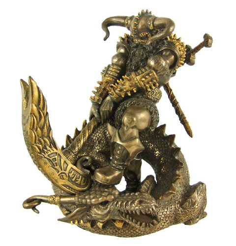 Pacific Giftware Thor der nordische göttin bronziert Figur pagan Hammer Bronze von Pacific Giftware