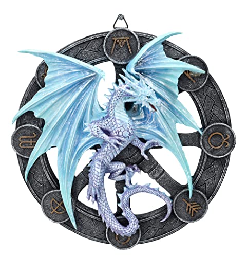 Pacific Giftware Wandrelief Drache Yule by Anne Stokes 27 cm | Figur Statue Dragons of the Sabbats von Pacific Giftware