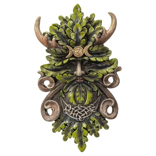 Pacific Giftware Wandrelief Greenman Mondgott | Keltischer Baumgeist Wanddeko von Pacific Giftware