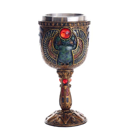 Pacific Giftware alter ägypter winged scarabäus ceremonial kelch cup 210ml weinkelch Braun 7oz von Pacific Giftware