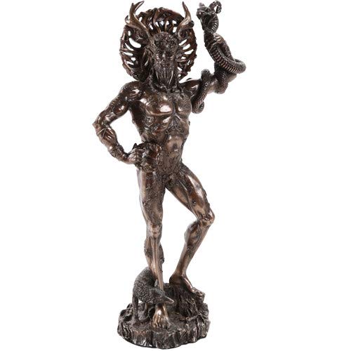 Pacific Giftware keltische Gehörnte Gott Cernunnos Collectible Statue von Künstler Maxine Miller 25,4 cm (Cast Bronze) von Pacific Giftware