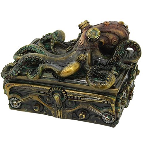 Pacific Trading Steampunk Octopus Jewelry Keepsake Trinket Box Container Kraken Metal Gears New Pacific Trading Steampunk Octopus Jewelry Keepsake Trinket Box Container Kraken Metal Gears New von Pacific Giftware