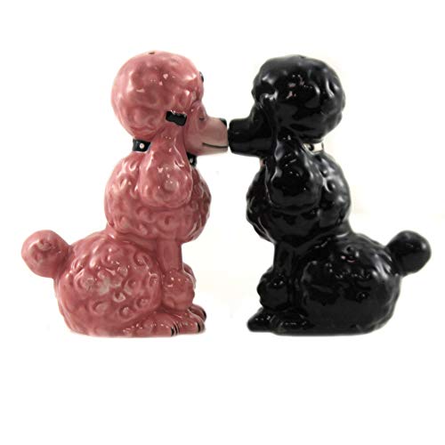 Pudel Salz & Pfefferstreuer Collectible set von Pacific Giftware