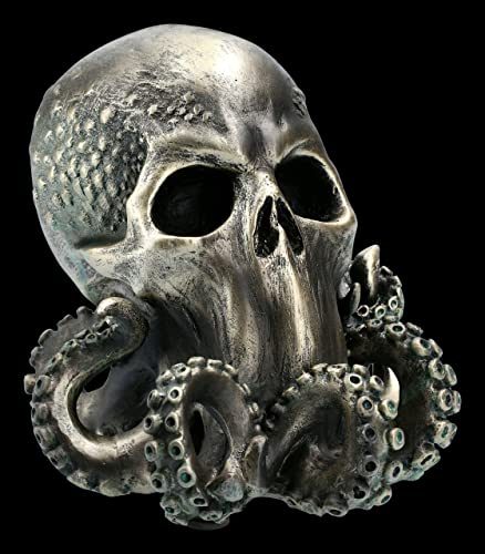 Pacific Giftware Totenkopf Cthulhu Schädel mit Tentakeln - Totenschädel Figur Deko Skull von Pacific Giftware