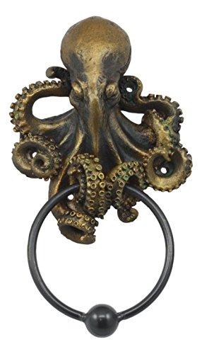 Pacific Trading Octopus Türklopfer Home Decor Deep Ocean Kraken Kreatur Dekoration Neu von Pacific Giftware