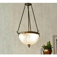 Antike Vintage Art Deco Messing & Glasschliff Decken Leuchte Kronleuchter Licht Lampe Antike Vintage Art Deco Messing & Glasschliff Decken Leuchte Kronleuchter Licht Lampe von PacificHub