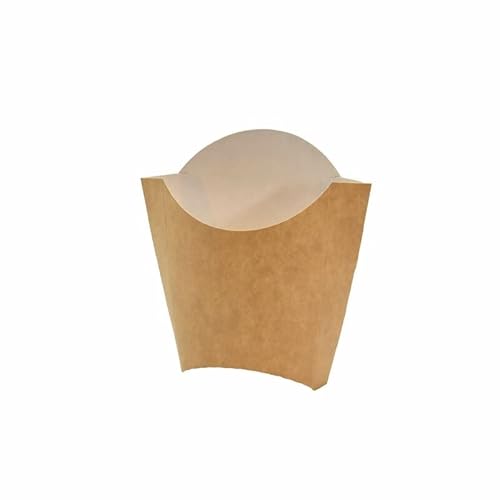 Pack & Cup Bio Pommes Frites Becher Kraft (Klein) 500 Stück von Pack & Cup