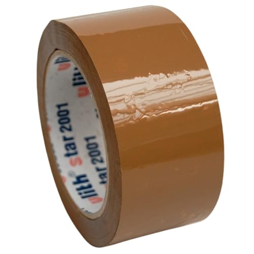 Packen 24 SCHNELL - PREISWERT - GUT Klebeband Rollen PP Ulith Star braun Packband von Packen 24 SCHNELL - PREISWERT - GUT