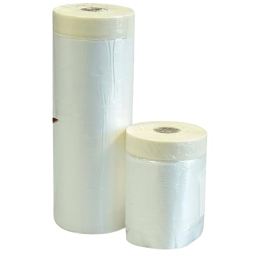 Packen 24 SCHNELL - PREISWERT - GUT Krepp-Masker Abdeckfolie selbstklebend 1100 mm x 33 m (1) von Packen 24 SCHNELL - PREISWERT - GUT