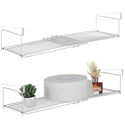 Packool 2 ausziehbare Regale für unter das Regal, 37,8–60,4 cm, erweiterbarer Organizer zum Aufhängen unter dem Regal, Verstellbarer, rostfreier Metallhalter unter dem Schrank Packool 2 ausziehbare Regale für unter das Regal, 37,8–60,4 cm, erweiterbarer Organizer zum Aufhängen unter dem Regal, Verstellbarer, rostfreier Metallhalter unter dem Schrank von Packool