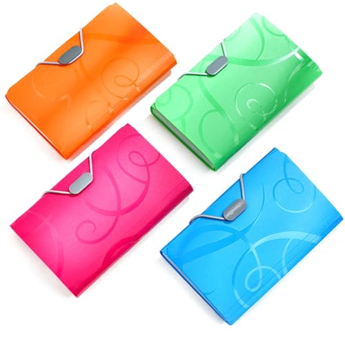Packool A6-Akkordeon-Aktenordner, mehrschichtiger Dokumenten-Organizer aus Kunststoff, 13 erweiterbare Taschen, elastischer Verschluss, 4er-Set, tragbar und langlebig Packool A6-Akkordeon-Aktenordner, mehrschichtiger Dokumenten-Organizer aus Kunststoff, 13 erweiterbare Taschen, elastischer Verschluss, 4er-Set, tragbar und langlebig von Packool