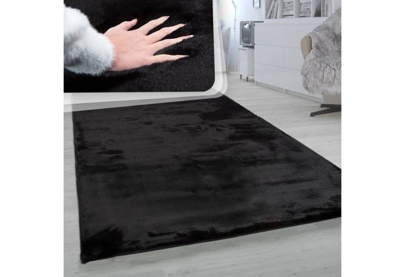 Paco Home Fellteppich Rabbit 780, oval, Höhe: 26 mm, Kunstfell, Kaninchenfell-Haptik, ein echter Kuschelteppich, Uni-Farben Paco Home Fellteppich Rabbit 780, oval, Höhe: 26 mm, Kunstfell, Kaninchenfell-Haptik, ein echter Kuschelteppich, Uni-Farben von Paco Home