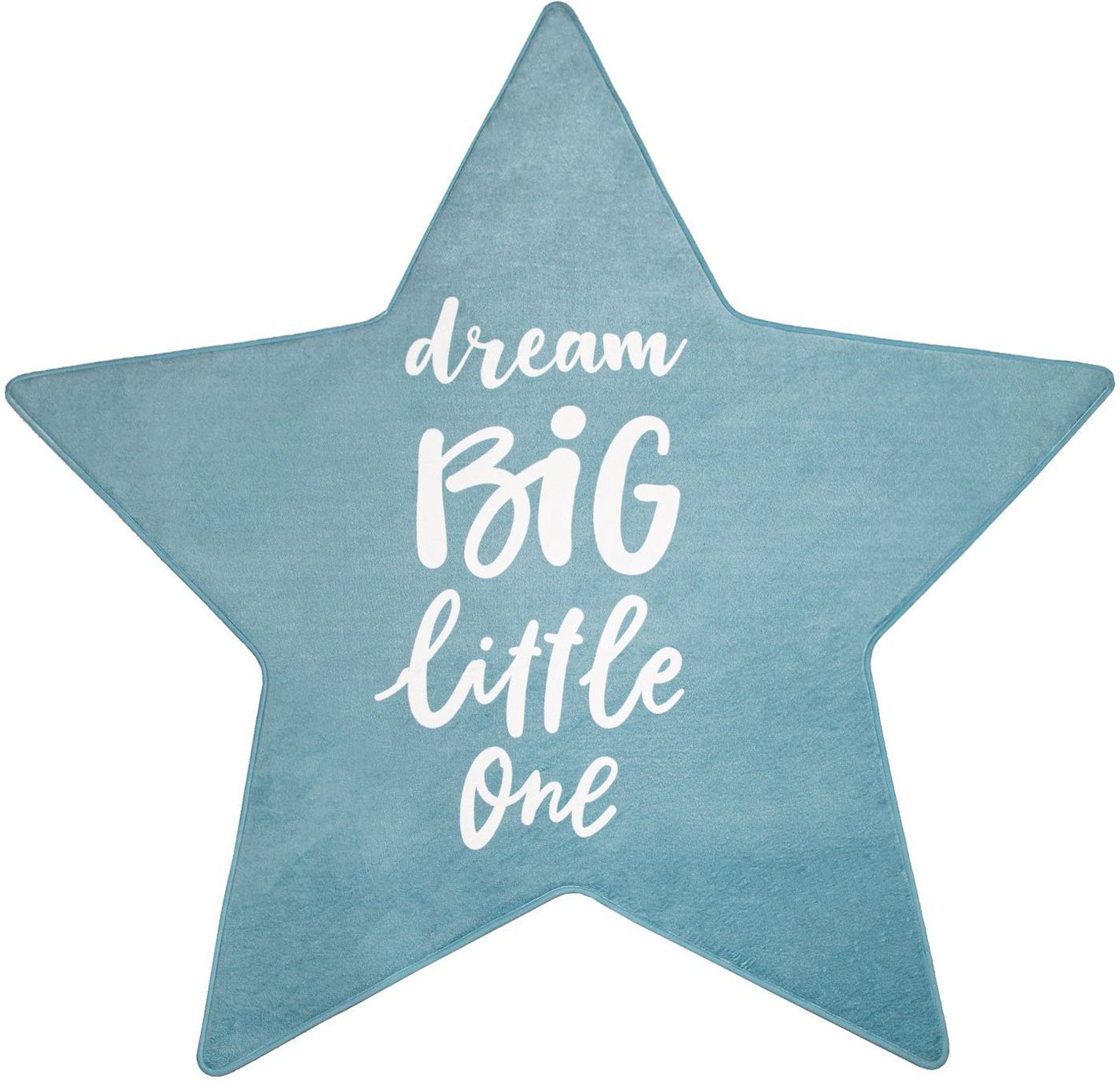 Paco Home Kinderteppich Chicos 558, sternförmig, Höhe: 2 mm, Flachgewebe, Stern mit Schriftzug, Kinderzimmer von Paco Home