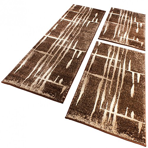 Paco Home Bettumrandung Läufer Modern Meliert Design Braun Beige Creme Läuferset 3 Teilig, Grösse:2mal 70x140 1mal 70x250 Paco Home Bettumrandung Läufer Modern Meliert Design Braun Beige Creme Läuferset 3 Teilig, Grösse:2mal 70x140 1mal 70x250 von Paco Home