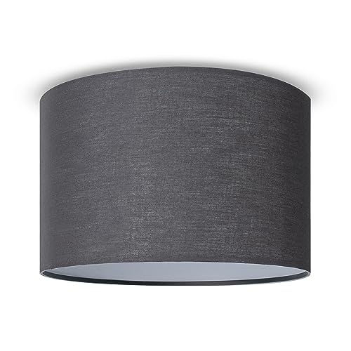 Paco Home Deckenlampe Aus Aluminium Und Stoff Deckenleuchte Hängelampe Ø45,5cm Breit Wohnzimmerlampe Esstisch Esszimmerlampe E27 Einfarbig 1 Flammig von Paco Home