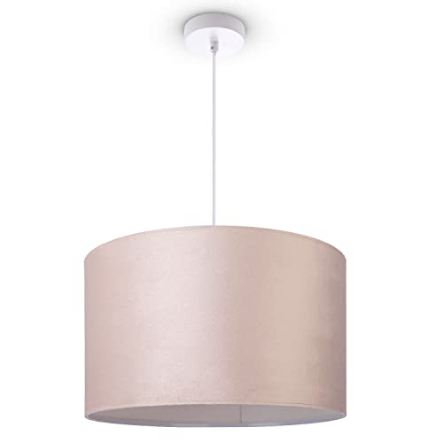 Paco Home Deckenlampe Pendelleuchte Hängelampe Wohnzimmer Esszimmer Schlafzimmer Lampenschirm Velours Industrial Samt E27 1,5m Textilkabel Kürzbar Paco Home Deckenlampe Pendelleuchte Hängelampe Wohnzimmer Esszimmer Schlafzimmer Lampenschirm Velours Industrial Samt E27 1,5m Textilkabel Kürzbar von Paco Home