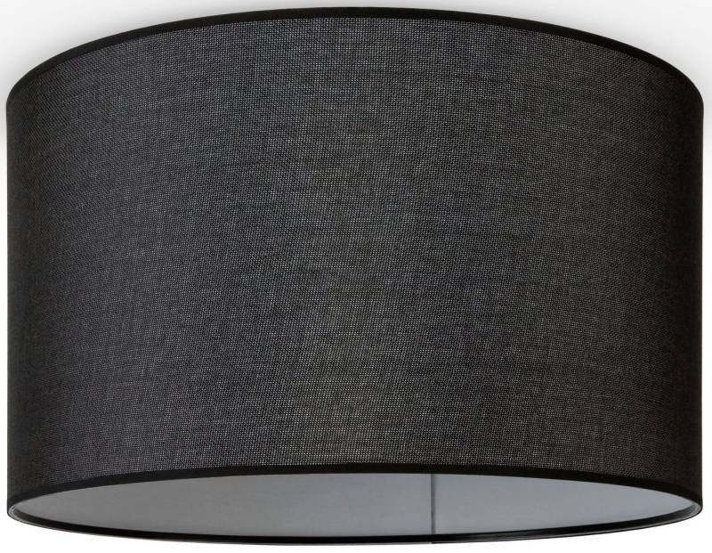 Paco Home Deckenleuchte HUGO CANVAS UNI COLOR, ohne Leuchtmittel, Esszimmer Stoffschirm Einfarbig Leinen Skandinavisch Deckenleuchte von Paco Home