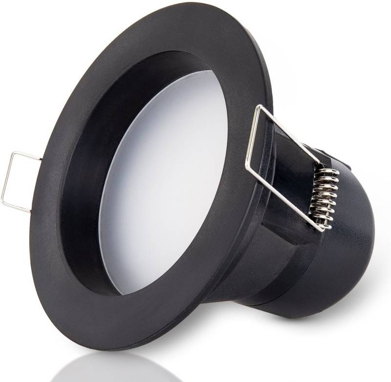 Paco Home Einbauleuchte Senta, LED wechselbar, Warmweiß, LED Einbaustrahler LED Strahler Spotlight Flach 3er Set 3000K von Paco Home