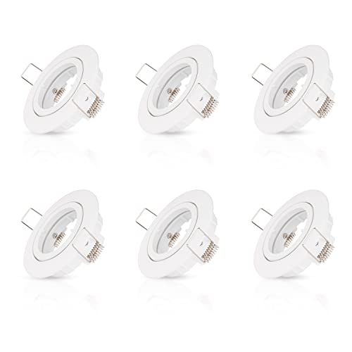 Paco Home Einbaustrahler Strahler Spotlight Decke Schrankbeleuchtung Unterbauleuchte Küche Deckenbeleuchtung GU10, Farbe:Weiß, Leuchtentyp___Technologie:6x GU10 - schwenkbar Paco Home Einbaustrahler Strahler Spotlight Decke Schrankbeleuchtung Unterbauleuchte Küche Deckenbeleuchtung GU10, Farbe:Weiß, Leuchtentyp___Technologie:6x GU10 - schwenkbar von Paco Home