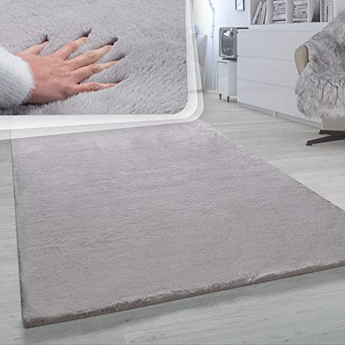 Paco Home Hochflor Teppich Für Wohnzimmer Softes Kaninchenfell Imitat Kunstfell In Grau, Grösse:60x90 cm Paco Home Hochflor Teppich Für Wohnzimmer Softes Kaninchenfell Imitat Kunstfell In Grau, Grösse:60x90 cm von Paco Home