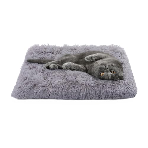 Paco Home Hundebett Katzenbett Flauschig Hundekissen Hundesofa Donut Hundedecke Hund Katze Hundekörbchen Katzenkorb, Farbe:Grau, Größe:40x50 cm von Paco Home