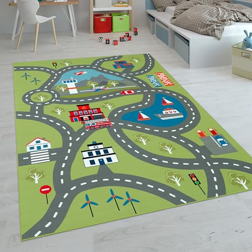 Paco Home Kinderteppich Teppich Kinderzimmer Spielteppich Junge Mädchen Modern rutschfest, Grösse:120x160 cm, Farbe:Grün 2 Paco Home Kinderteppich Teppich Kinderzimmer Spielteppich Junge Mädchen Modern rutschfest, Grösse:120x160 cm, Farbe:Grün 2 von Paco Home