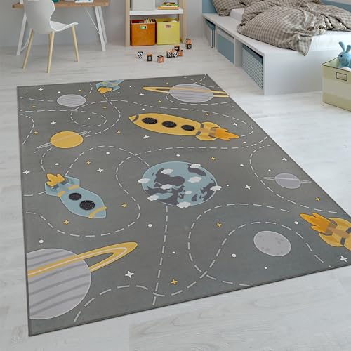 Paco Home Kinderteppich Teppich Kinderzimmer Spielteppich Junge Mädchen Modern rutschfest, Grösse:200x290 cm, Farbe:Grau 5 Paco Home Kinderteppich Teppich Kinderzimmer Spielteppich Junge Mädchen Modern rutschfest, Grösse:200x290 cm, Farbe:Grau 5 von Paco Home