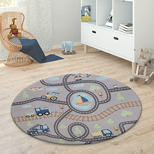 Paco Home Kinderteppich Teppich Rund Kinderzimmer Spielmatte Babymatte rutschfest Stern Mond Elefant Regenbogen, Grösse:Ø 80 cm Rund, Farbe:Grau 2 Paco Home Kinderteppich Teppich Rund Kinderzimmer Spielmatte Babymatte rutschfest Stern Mond Elefant Regenbogen, Grösse:Ø 80 cm Rund, Farbe:Grau 2 von Paco Home