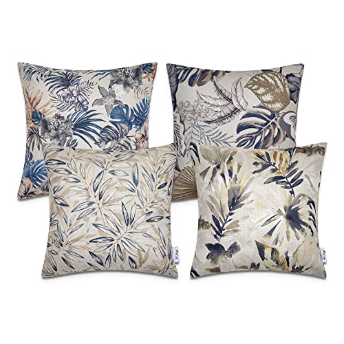 Paco Home Kissen Kissenbezug Sofakissen Bezug Kissenhülle Dekokissen Zierkissen Couchkissen Modern Geometrische Muster, Farbe:Mehrfarbig 2, Sets:4pcs-Set von Paco Home