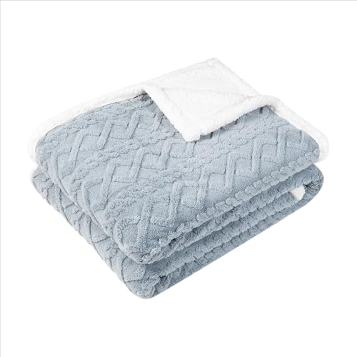 Paco Home Kuscheldecke Flauschig Decke Sofa Sherpa Sofaüberwurf Couchdecke Wohndecke Wohnzimmerdecke Wendbar Skandi, Farbe:Grau 2, Größe:200x240cm von Paco Home