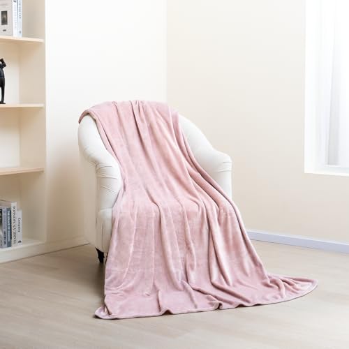 Paco Home Kuscheldecke Fleecedecke Flauschige Decke Wohndecke Warm Couch Bett Sofadecke Wohn- & Kuscheldecken Überwurf, Farbe:Pink, Größe:200x240cm von Paco Home