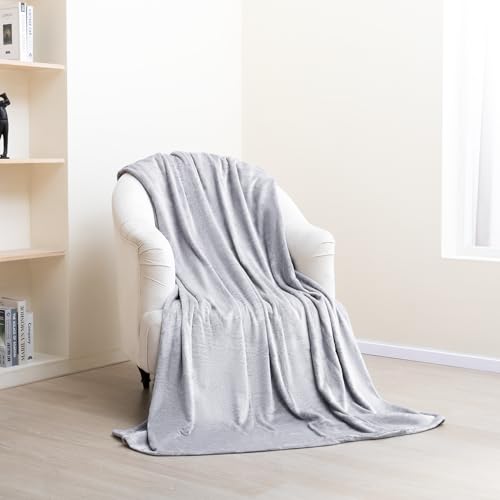 Paco Home Kuscheldecke Fleecedecke Flauschige Decke Wohndecke Warm Couch Bett Sofadecke Wohn- & Kuscheldecken Überwurf, Farbe:Grau, Größe:150x200cm von Paco Home
